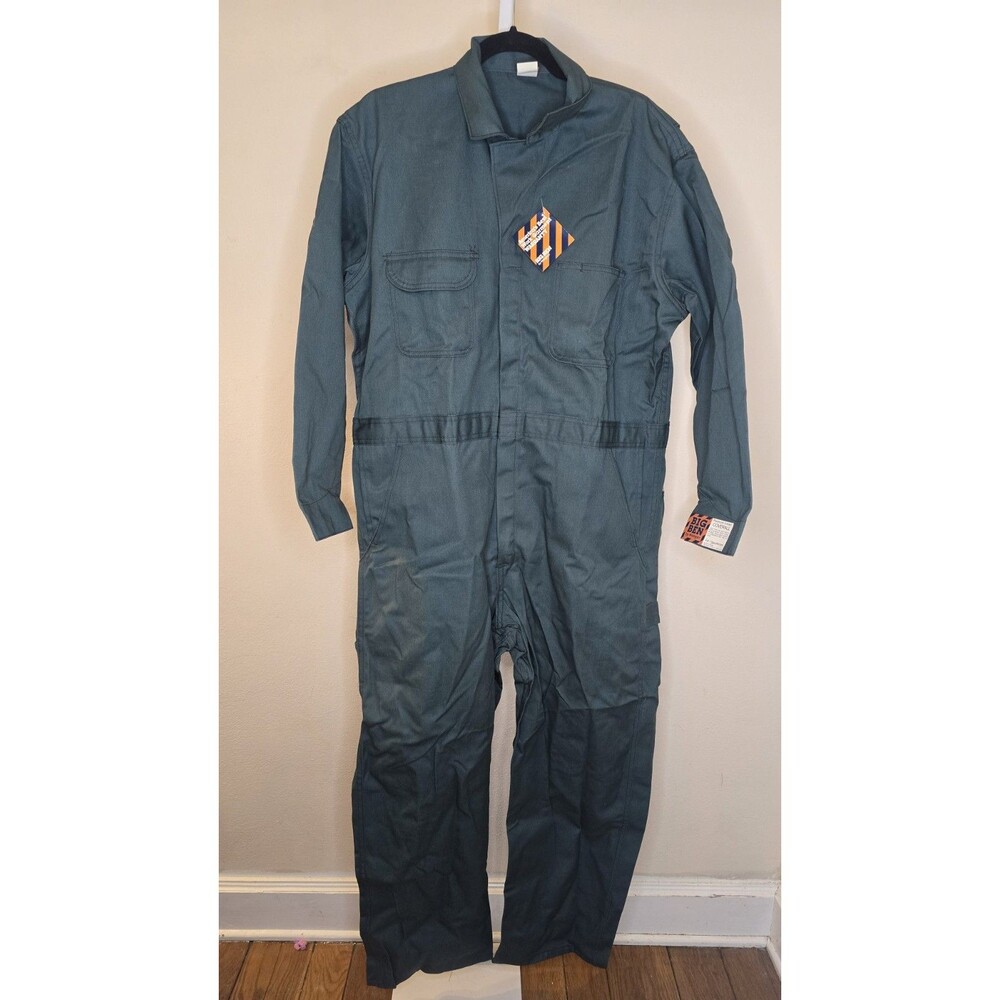Vintage NOS Big Ben By Wrangler Preshrunk Unlined Coverall Green 46 Short USA